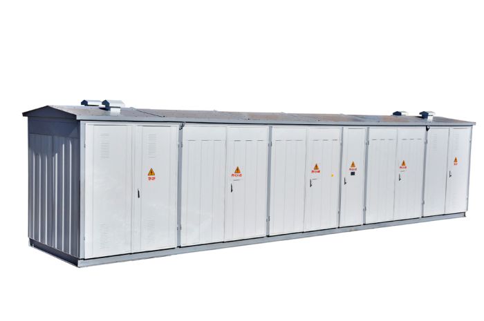 Complete transformer substations KTPG-100-2500/10(6)0.4 U1 (for urban networks)