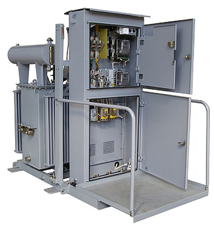 Complete transformer substations KTPZH-25...400/27.5/0.4 U1
