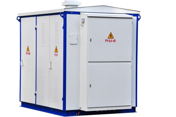 Підстанції трансформаторні комплектні КТП-2-25...630/10(6)0,4 У1 (прохідні кіоскового типу)